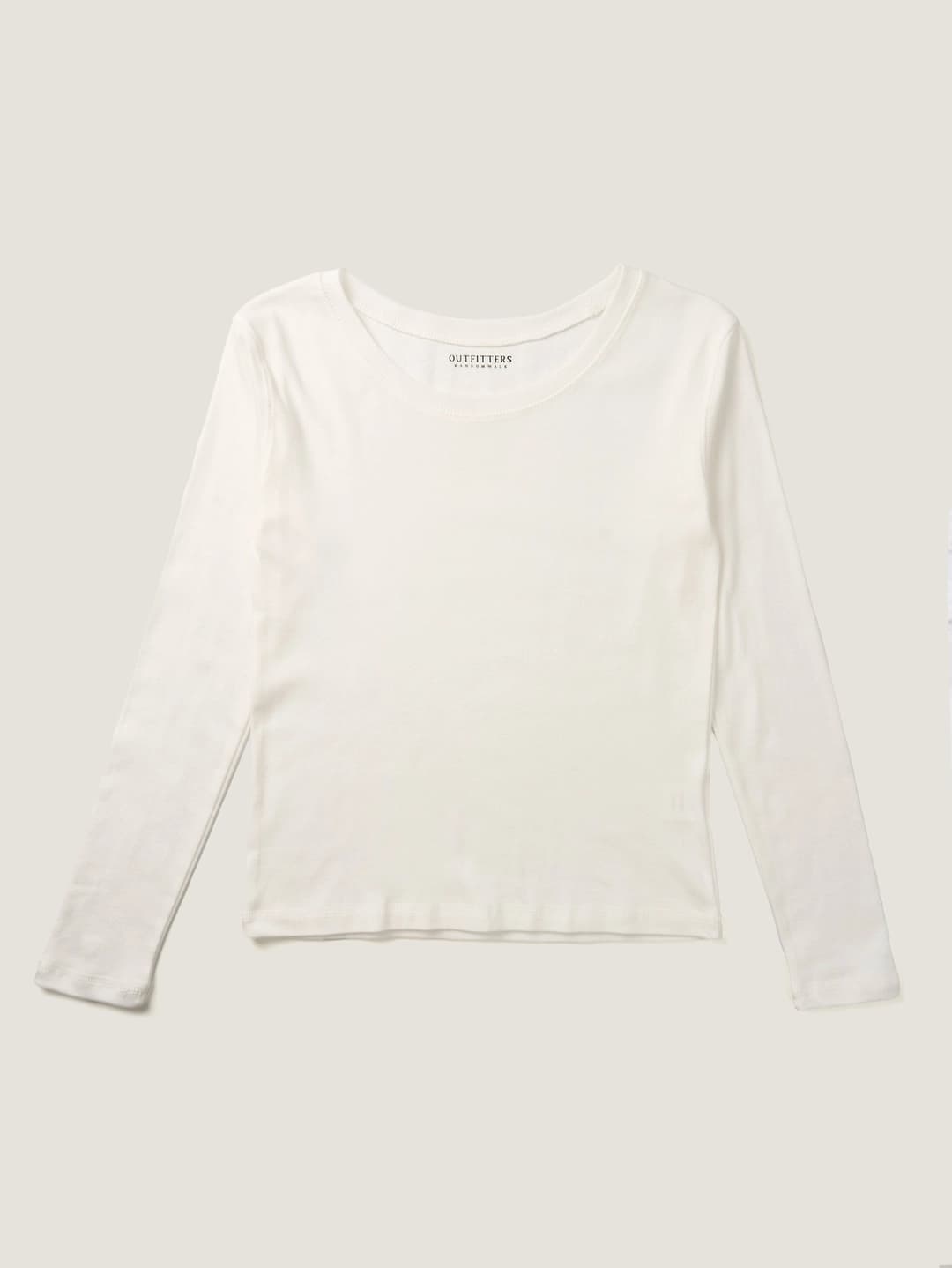 아웃피터스 SMOOTH SCOOP NECK TOP [ White ]