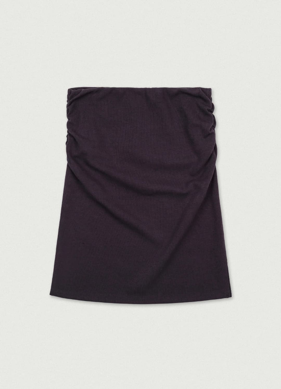 러브바이무드 2nd/ Side Shirring Midi Skirt [plum]