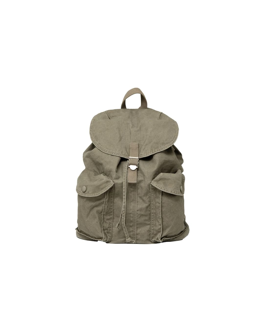 브라운야드 Washed Backpack, Olive Grey