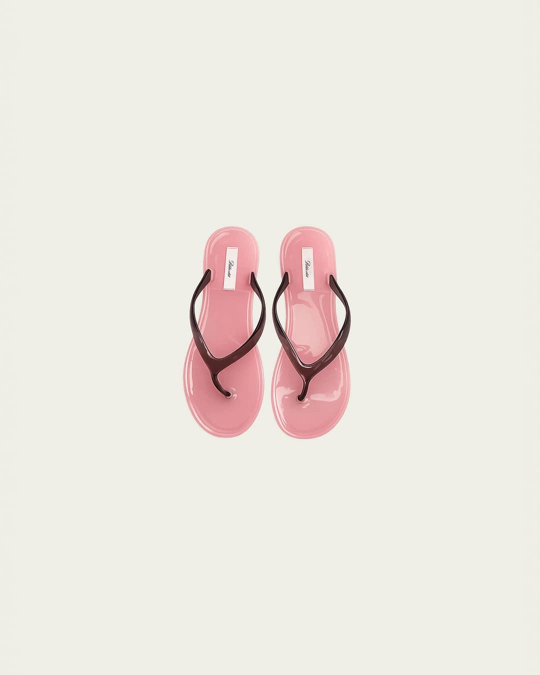 리본빛 (2차) Jelly Flip-flops - Pink