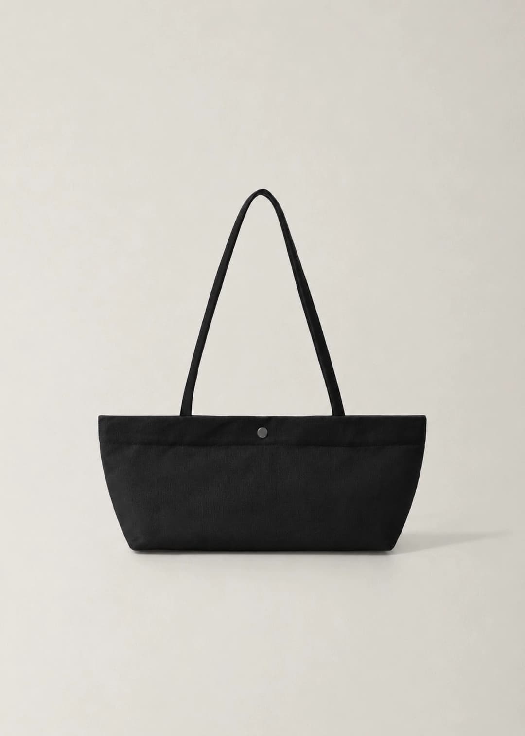 페블엠 Baguette Canvas Bag - Black