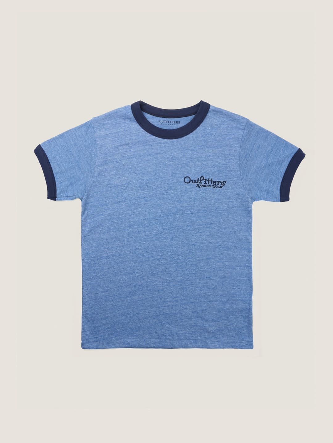 아웃피터스 OUTFITTERS LOGO RINGER T-SHIRT [ Vintage Blue ]