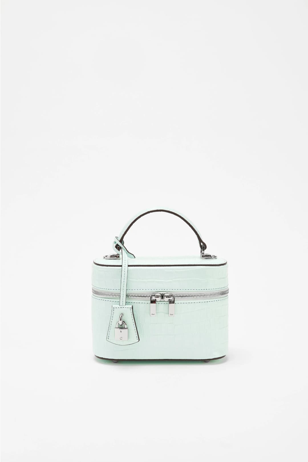 카디날레드 [Limited] Vanity BAG Crocodile pastel mint
