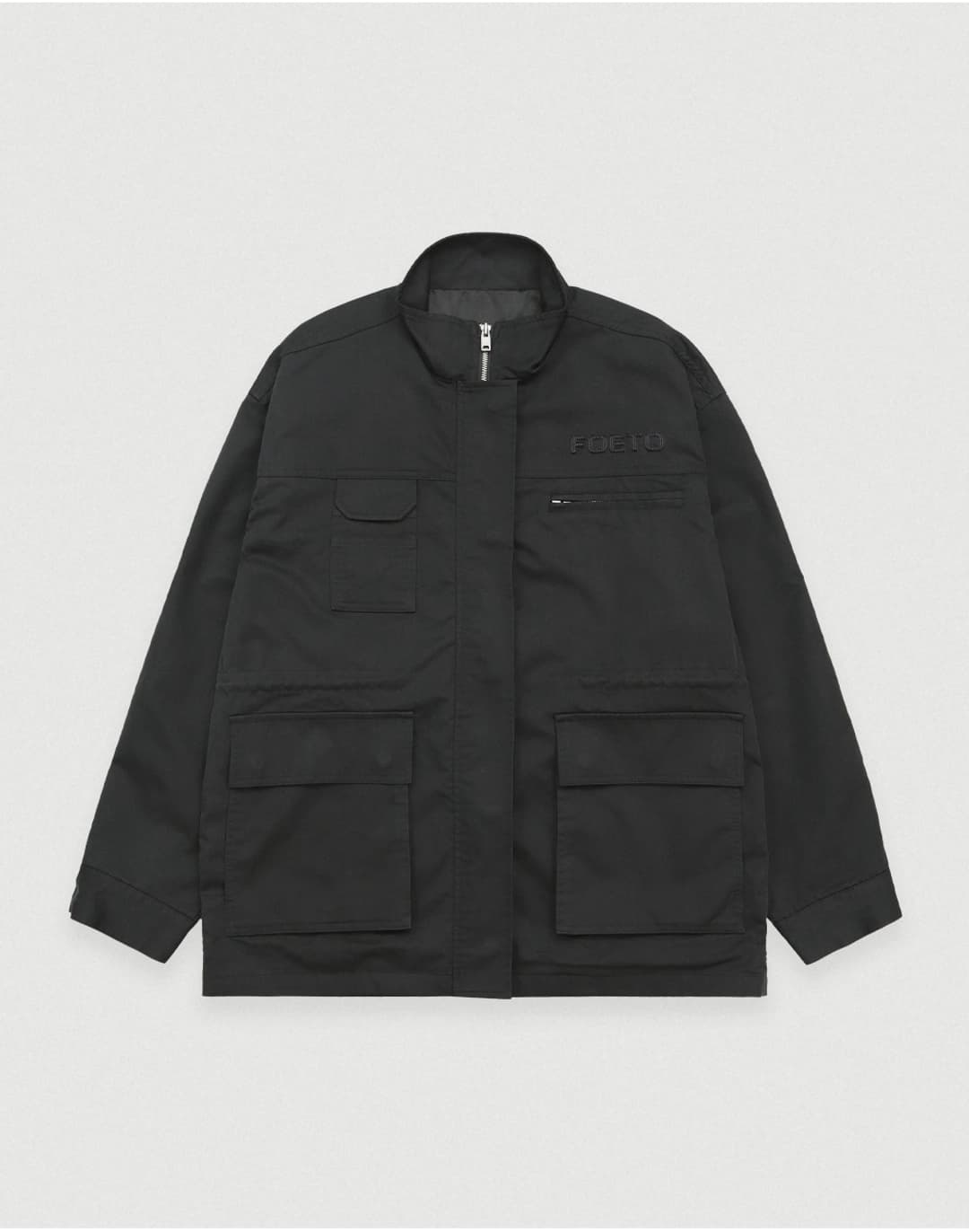 포에토 [10th] Active cotton work jacket - charcoal