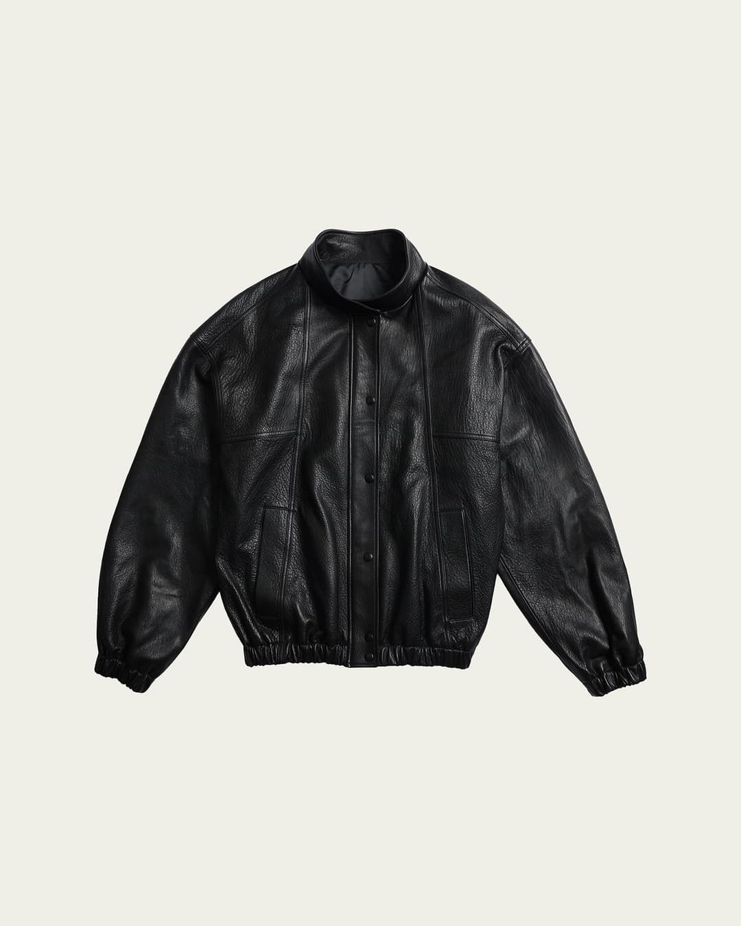 리본빛 (3차) Caden Leather Jacket
