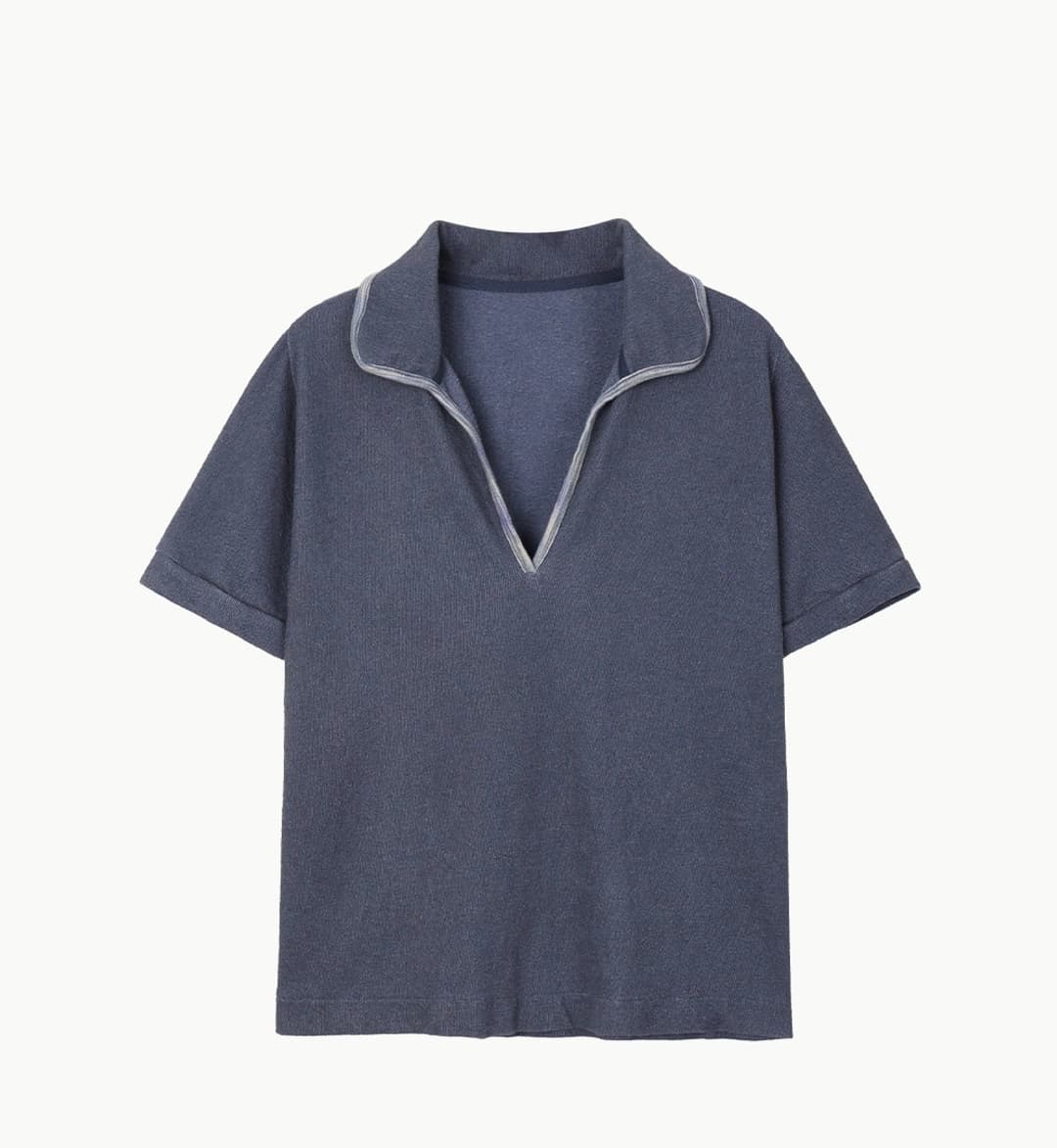 톤세 KAYU V-COLLAR T-SHIRT